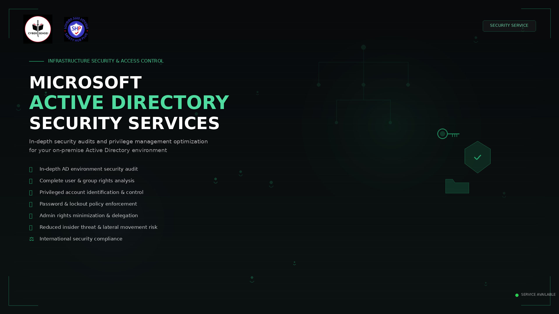 Microsoft Active Directory Security Services - SafetyHub Plus