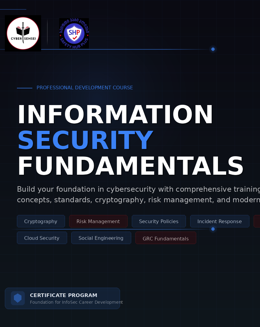 Information Security Fundamentals - SafetyHub Plus